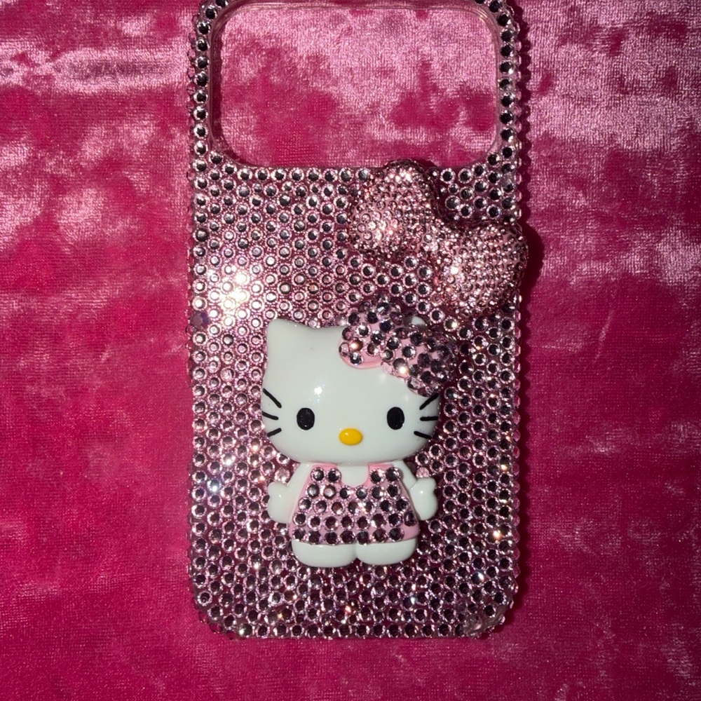 Hello Kitty Rhinestones Case for IPhone 17 Pro Max